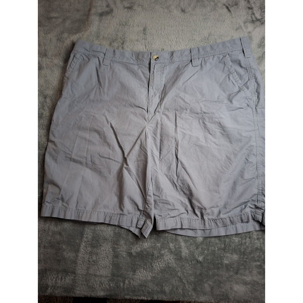 Mens Columbia Size 40 Shorts Chinos Gray Flat Front  Summer‎